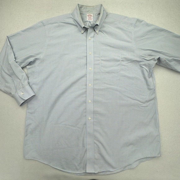 Brooks Brothers Mens Button Down Dress Shirts Lot of 2 Madison 17.5 - 34 - Picture 10 of 12